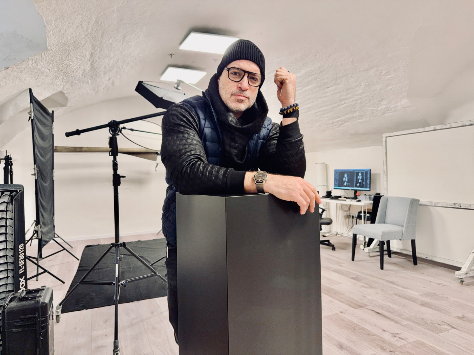 Egy pillanat a forgatáson